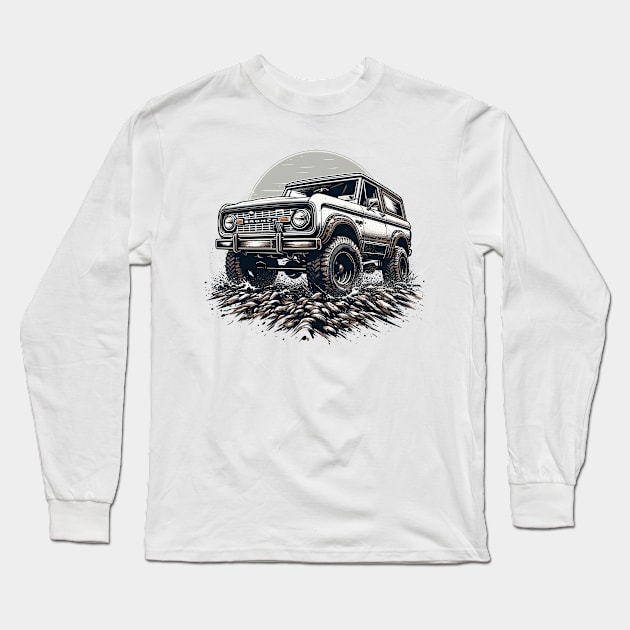 Ford Bronco Long Sleeve T-Shirt by Vehicles-Art